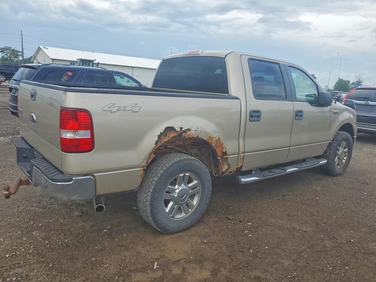 2008 Ford F150 Supercrew Золотой vin: 1FTPW14V98FB42705