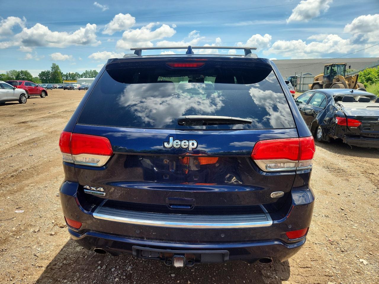 2014 Jeep Grand Cherokee Overland Blue vin: 1C4RJFCM9EC372304