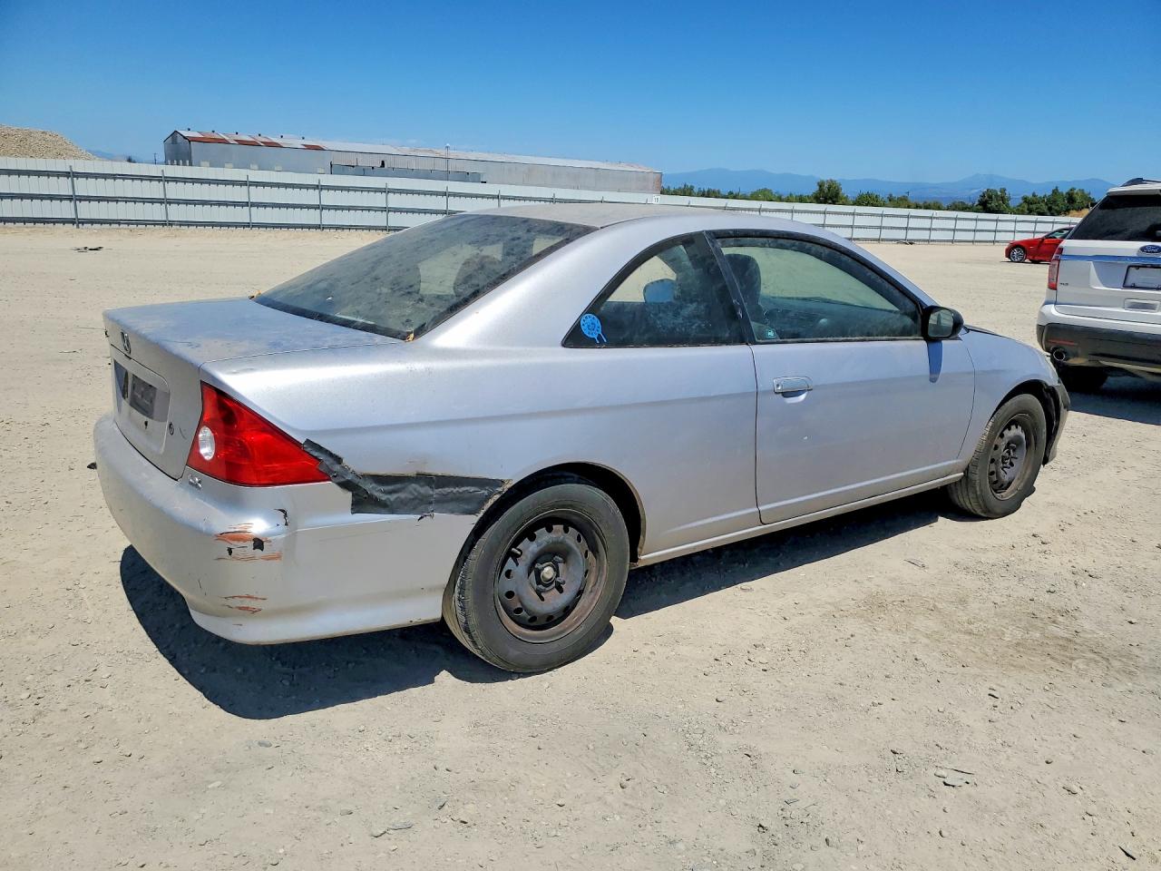 2005 Honda Civic Lx Silver vin: 1HGEM22525L072565