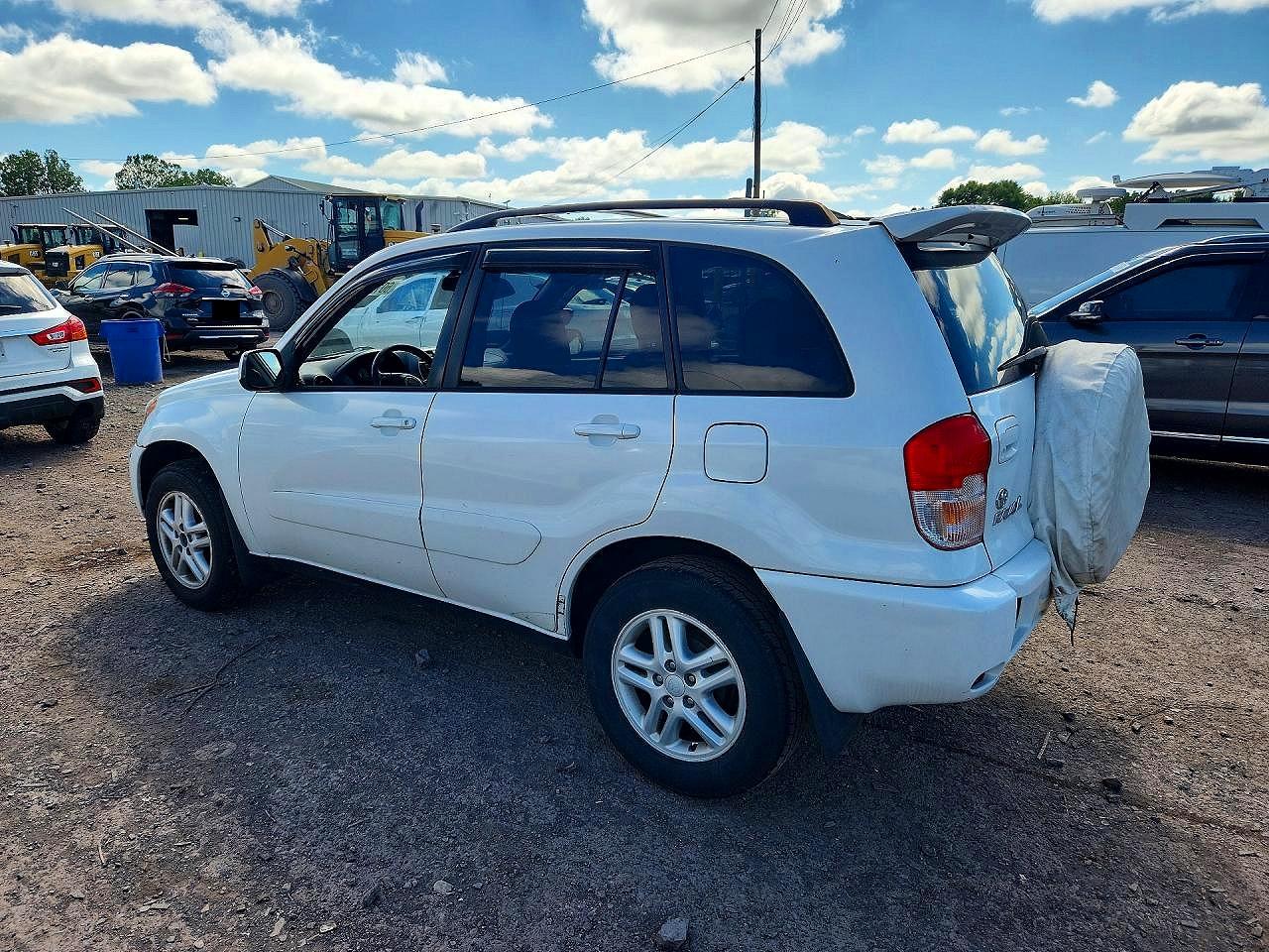 2003 Toyota Rav4 Base White vin: JTEHH20V830256292