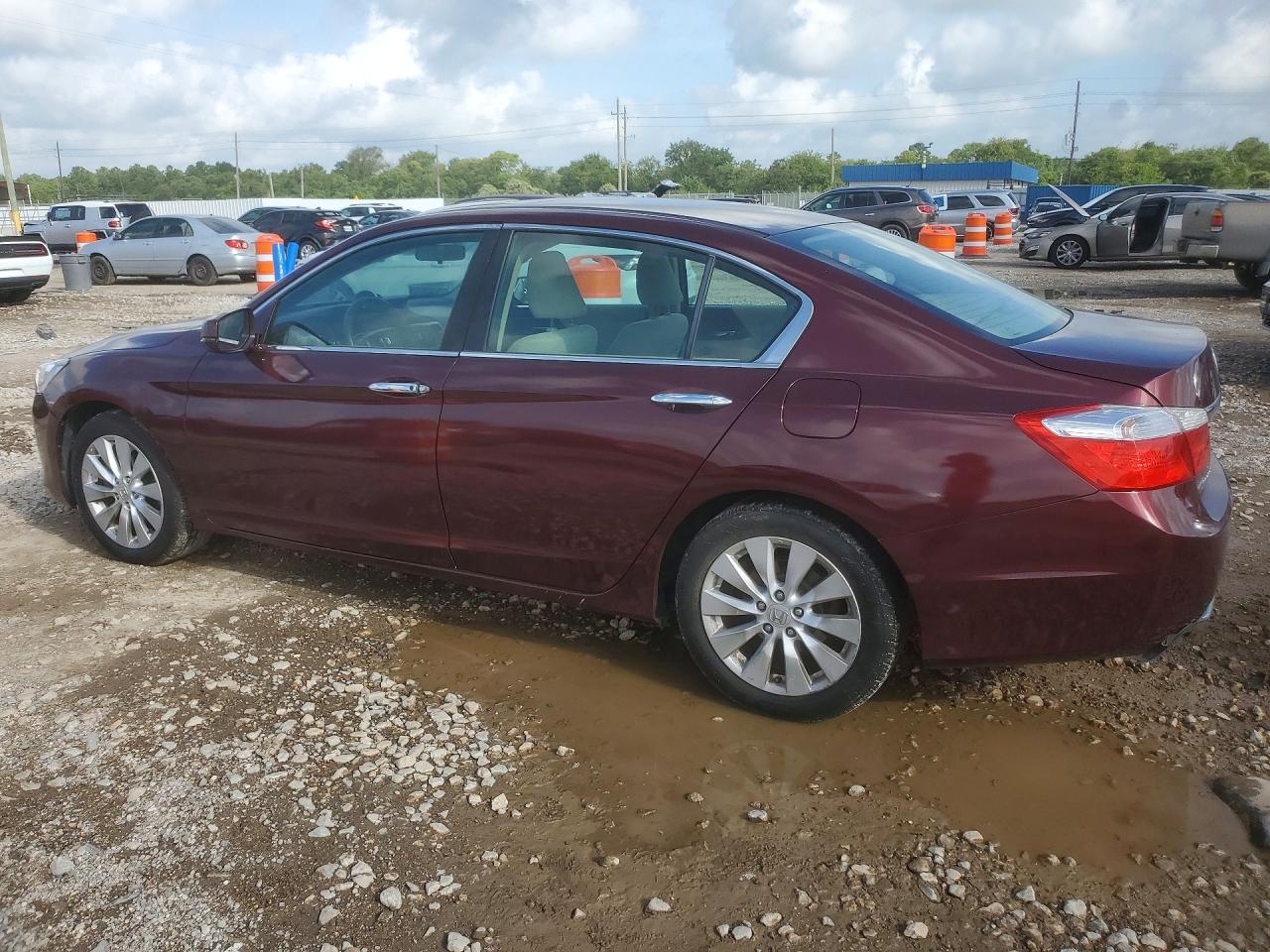 2015 Honda Accord Ex Burgundy vin: 1HGCR2F76FA238541