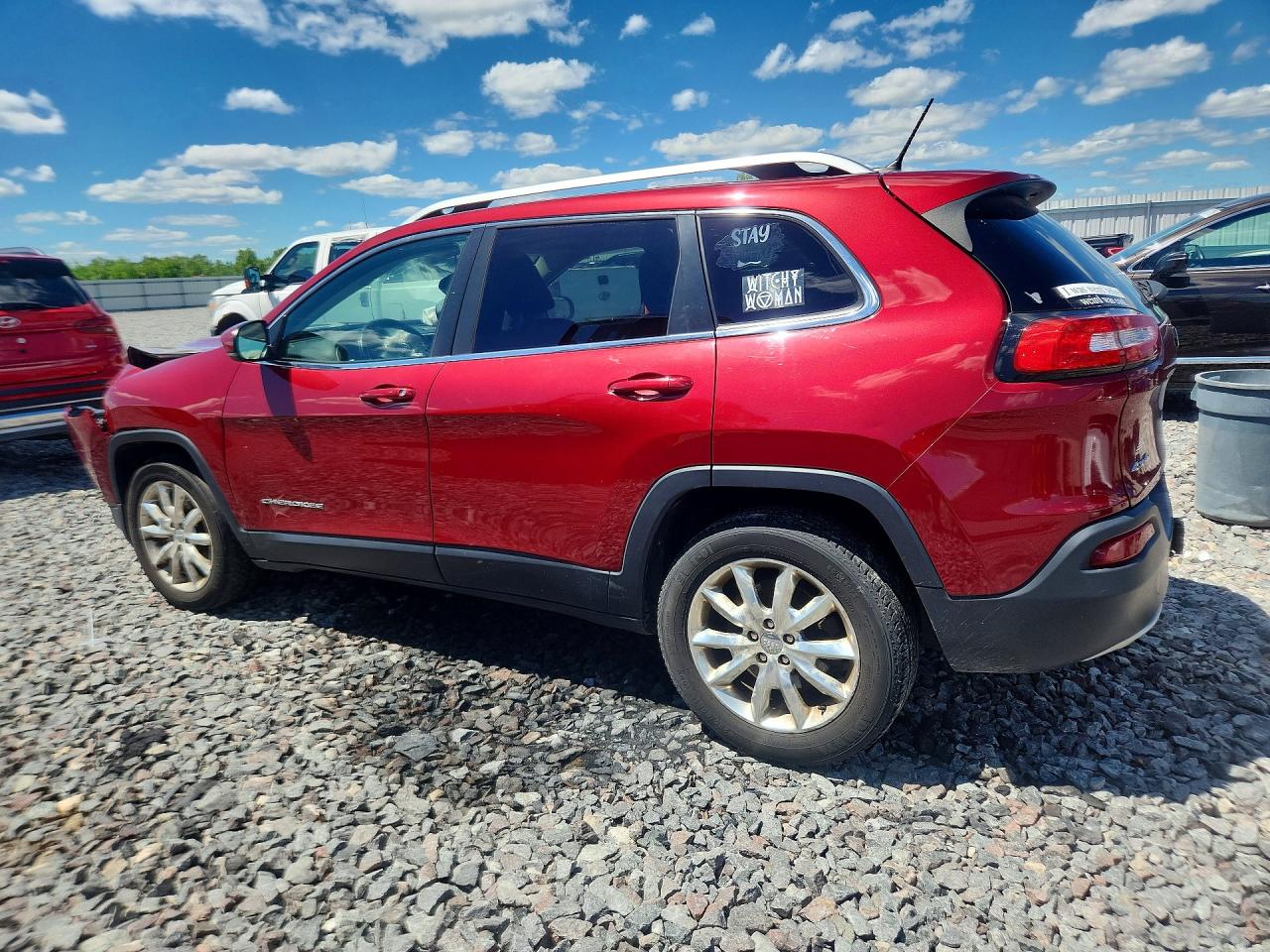 2014 Jeep Cherokee Limited Red vin: 1C4PJMDSXEW199223