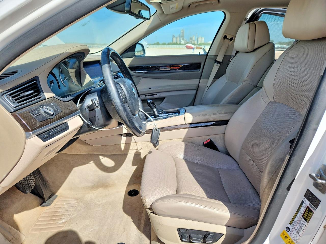 2012 Bmw 750 Li White vin: WBAKB8C58CC964497