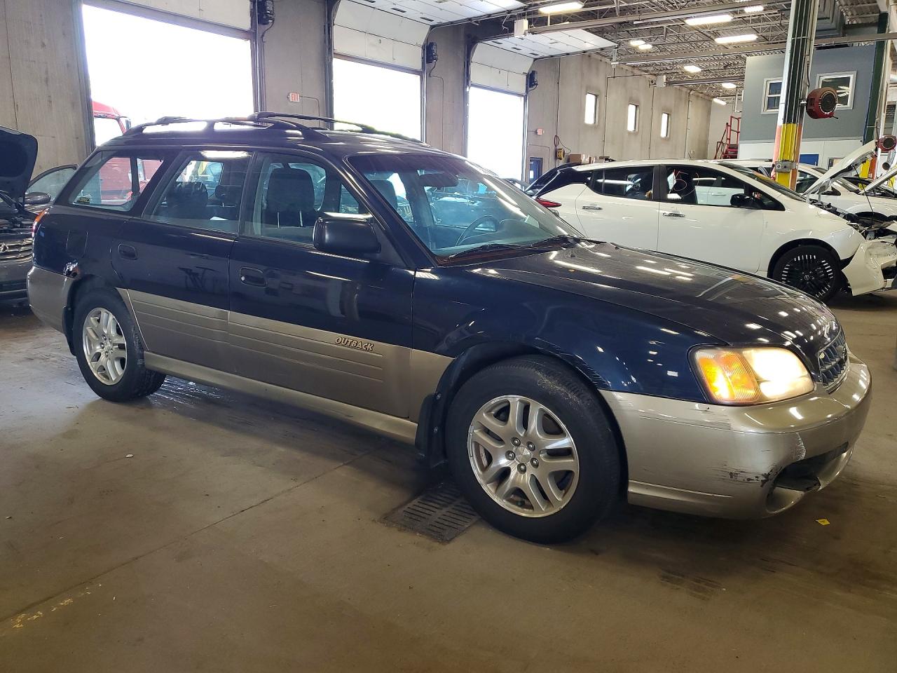2003 Subaru Legacy Outback Awp Blue vin: 4S3BH675937617463