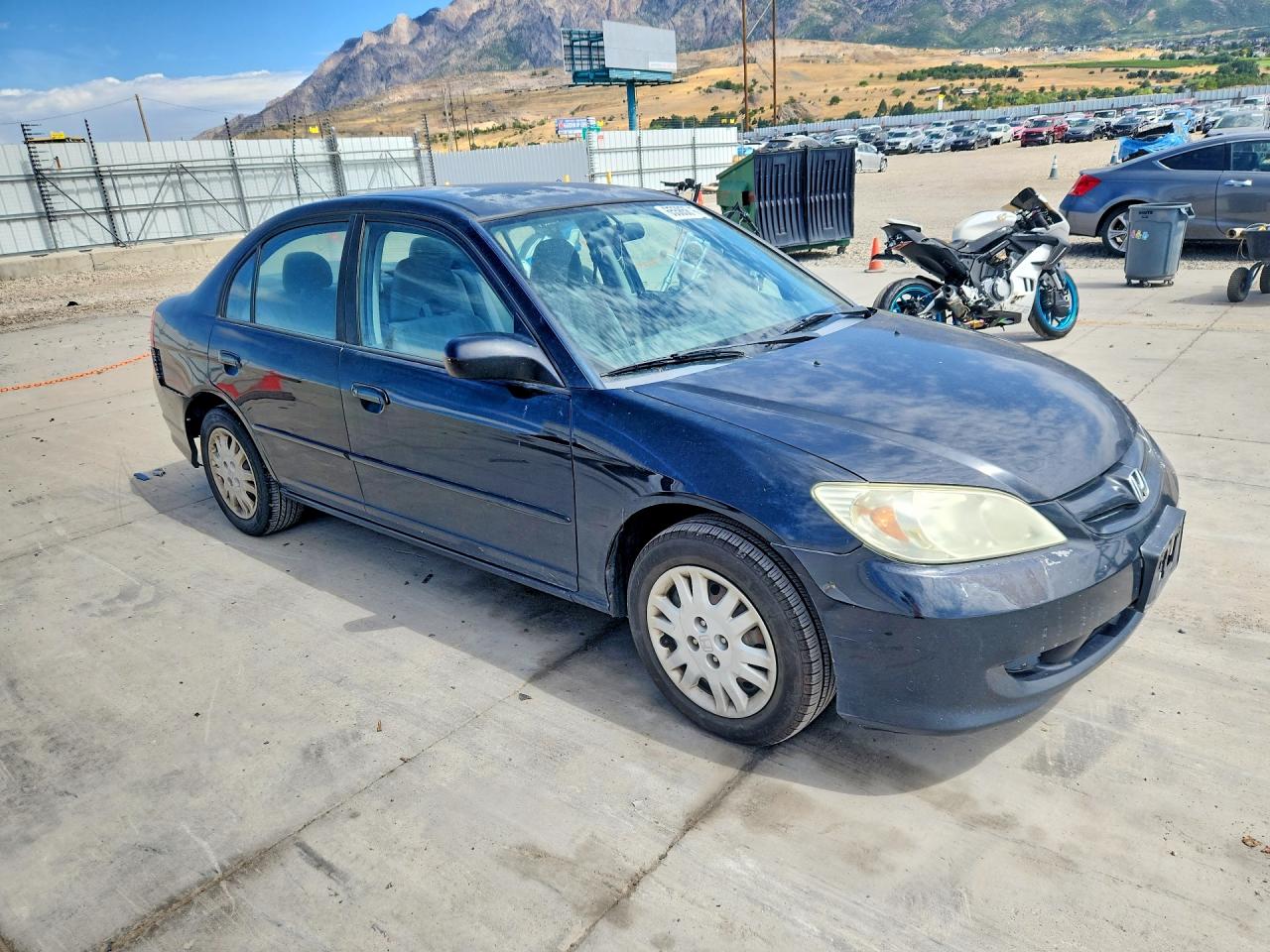 2005 Honda Civic Lx Black vin: 2HGES16505H520258