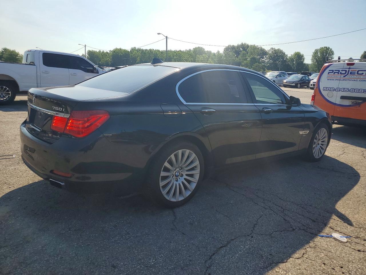 2010 Bmw 750 I Black vin: WBAKA8C55ACY35827