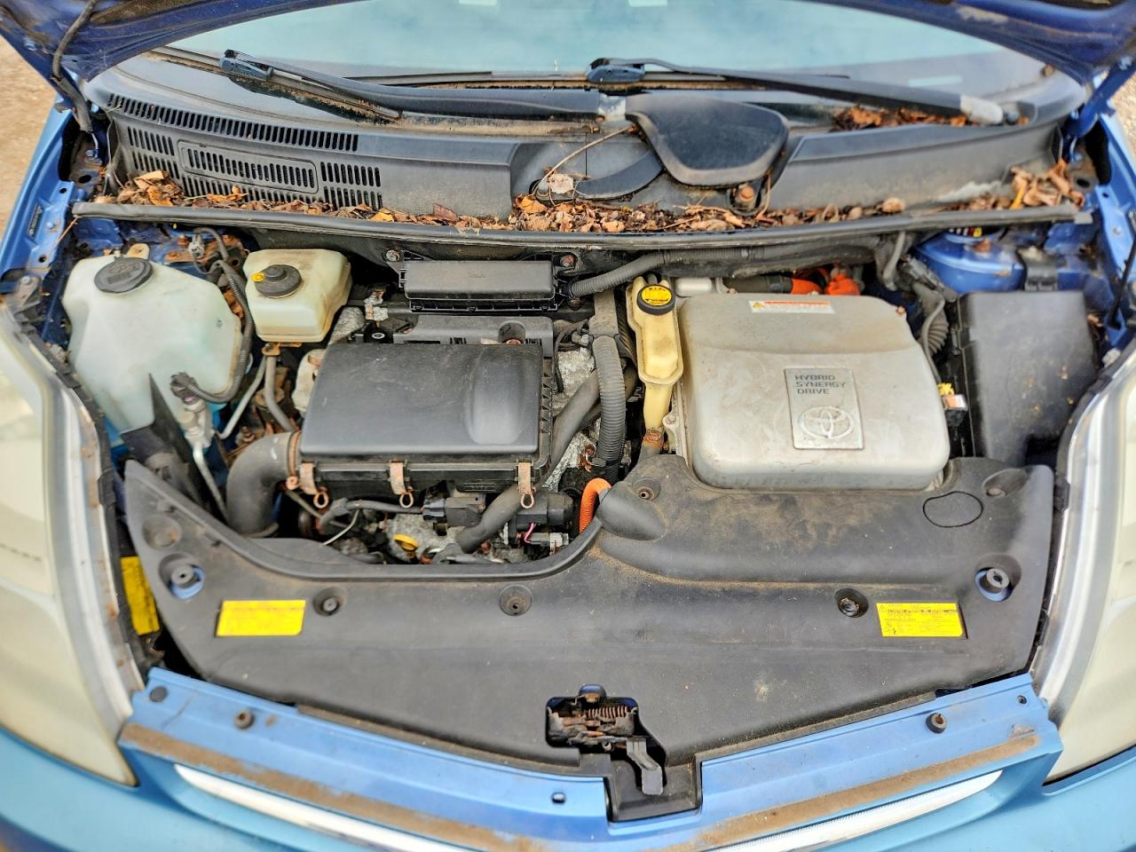 2008 Toyota Prius Base Blue vin: JTDKB20U187765089