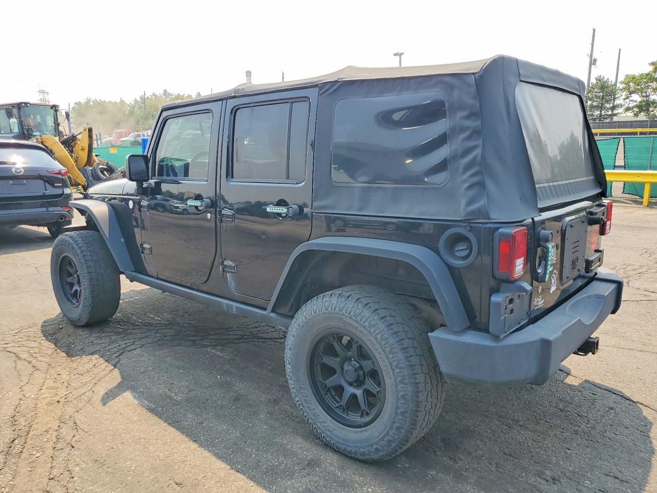 2011 Jeep Wrangler Unlimited Rubicon Black vin: 1J4HA6H10BL502437