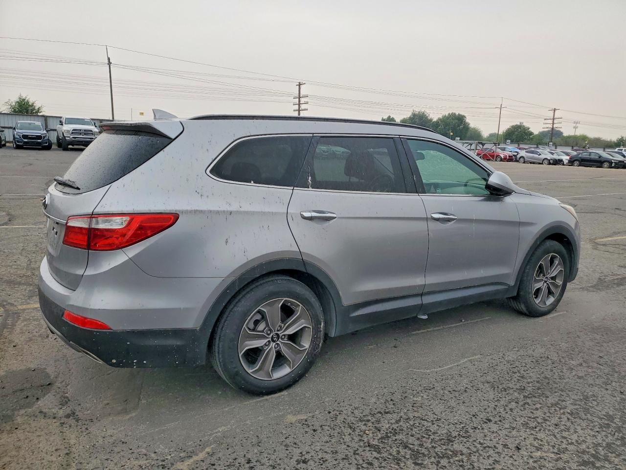 2014 Hyundai Santa Fe Gls Silver vin: KM8SM4HF8EU063680