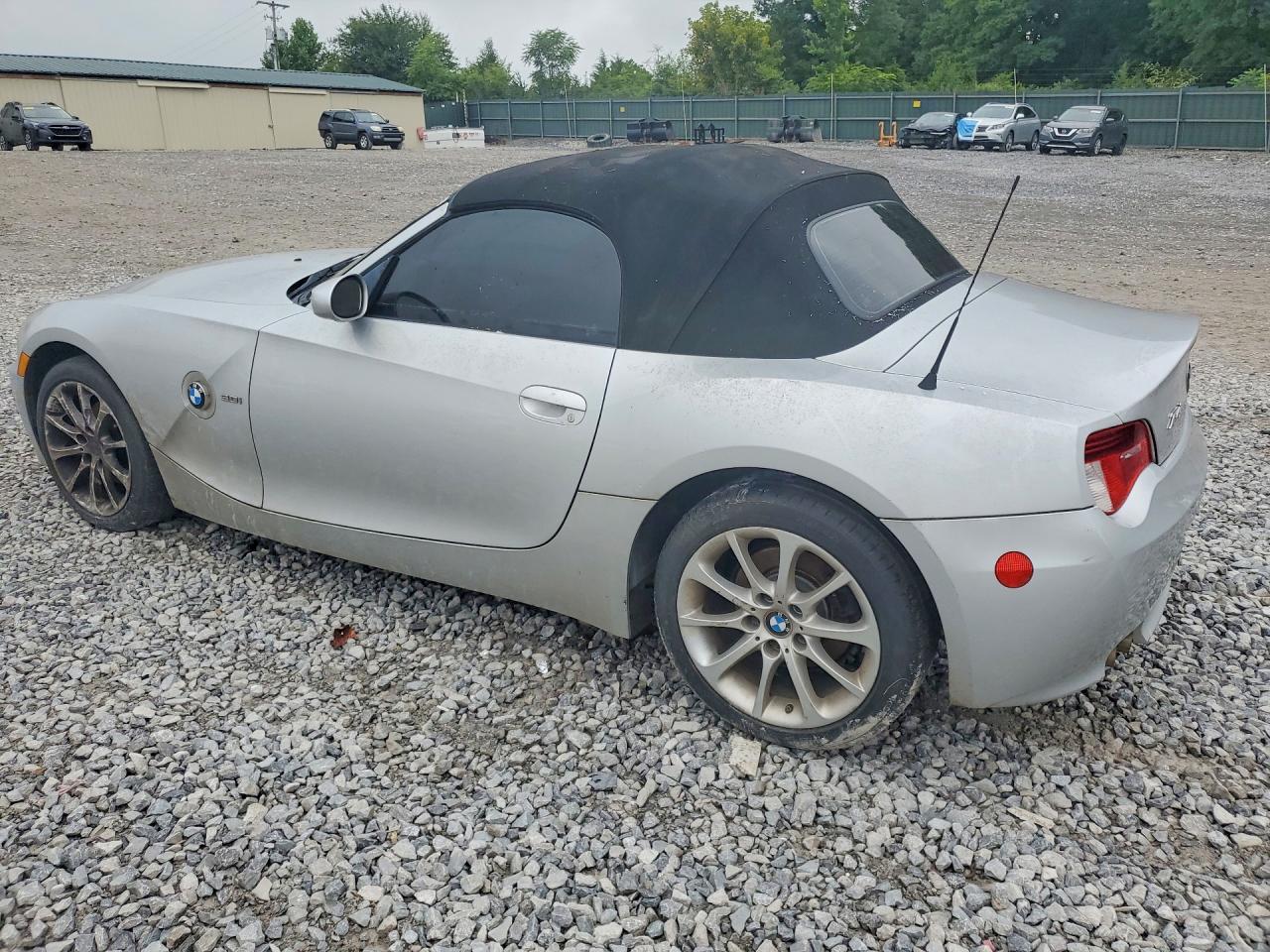2007 Bmw Z4 3.0 Silver vin: 4USBU33567LW73688
