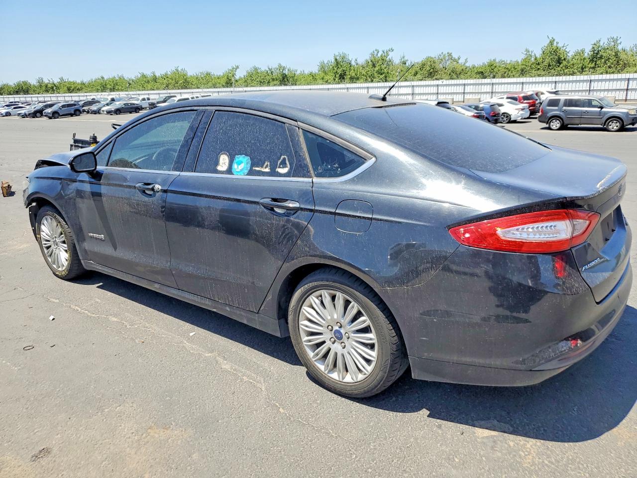 2014 Ford Fusion Se Hybrid Charcoal vin: 3FA6P0LUXER398738