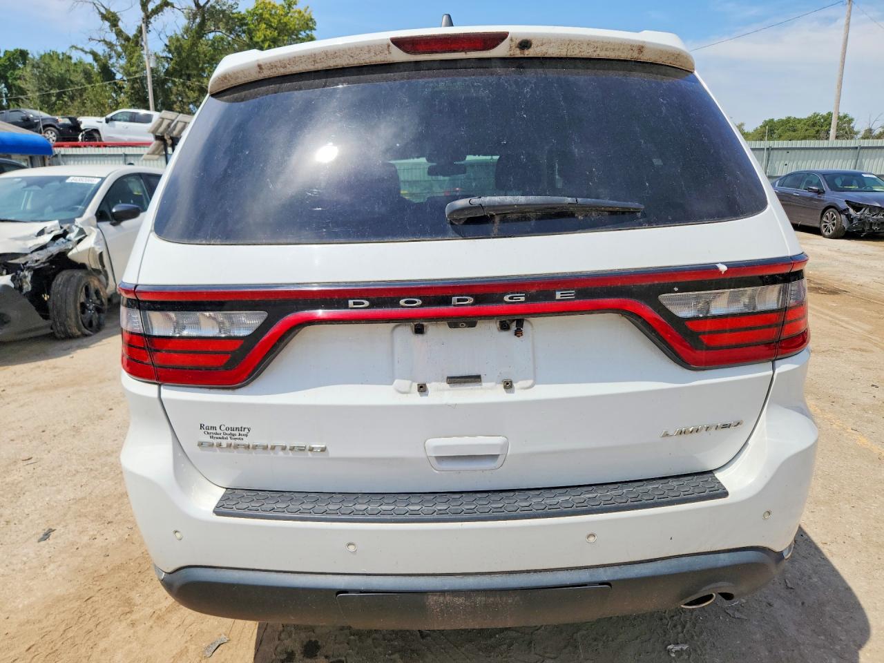 2014 Dodge Durango Limited White vin: 1C4RDHDG0EC520402