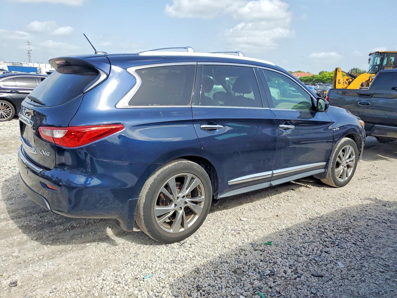 2015 Infiniti Qx60 Base Blue vin: 5N1AL0MM7FC541333