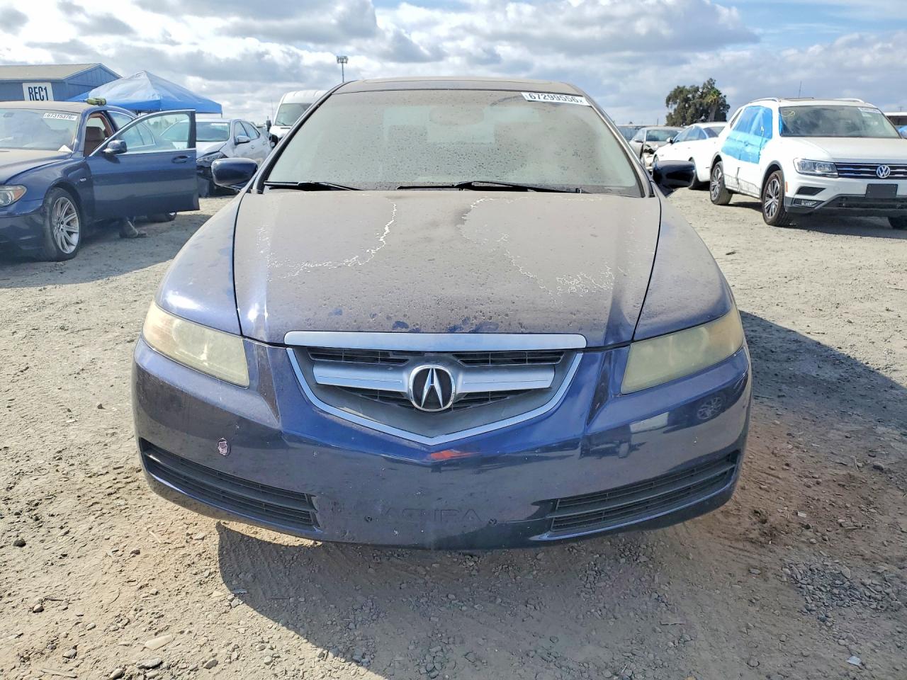 2004 Acura Tl Blue vin: 19UUA66214A070053