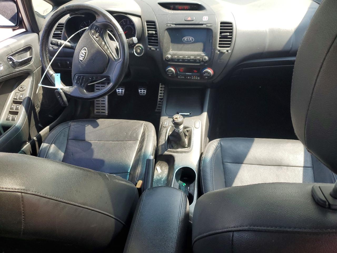 2015 Kia Forte Sx Silver vin: KNAFZ5A39F5298661