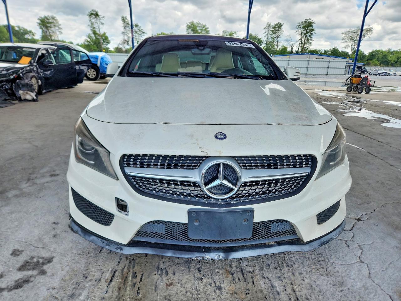 2014 Mercedes-benz Cla 250 White vin: WDDSJ4EB2EN160985