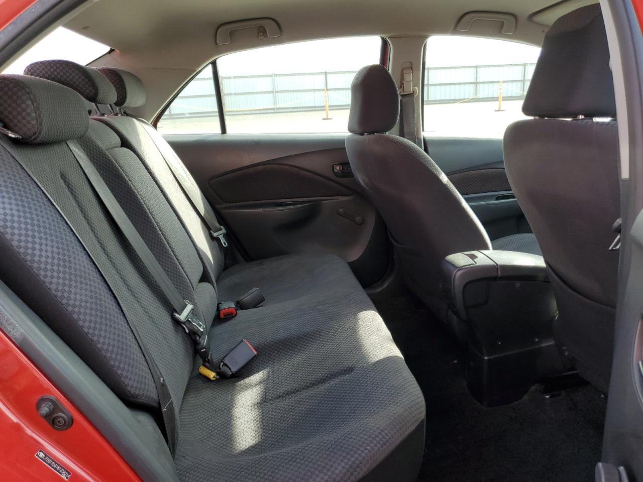 2008 Toyota Yaris Красный vin: JTDBT923181234214