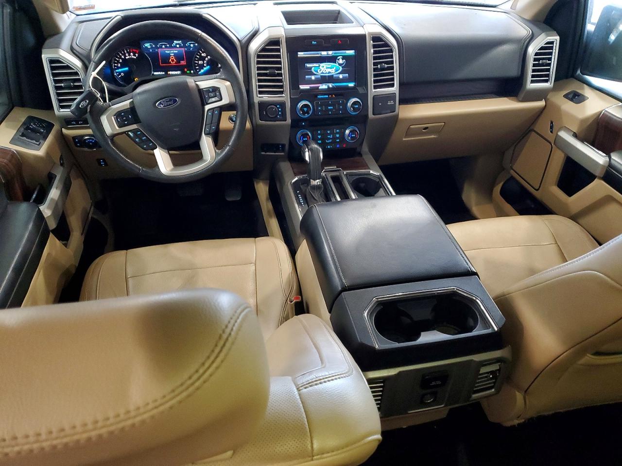 2015 Ford F150 Supercrew White vin: 1FTEW1EF3FKD38092