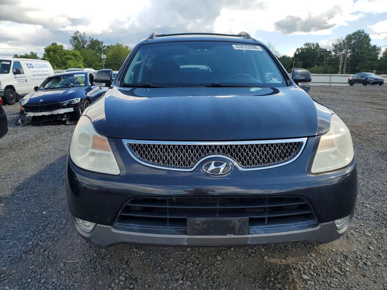 2008 Hyundai Veracruz Gls Black vin: KM8NU73CX8U073868