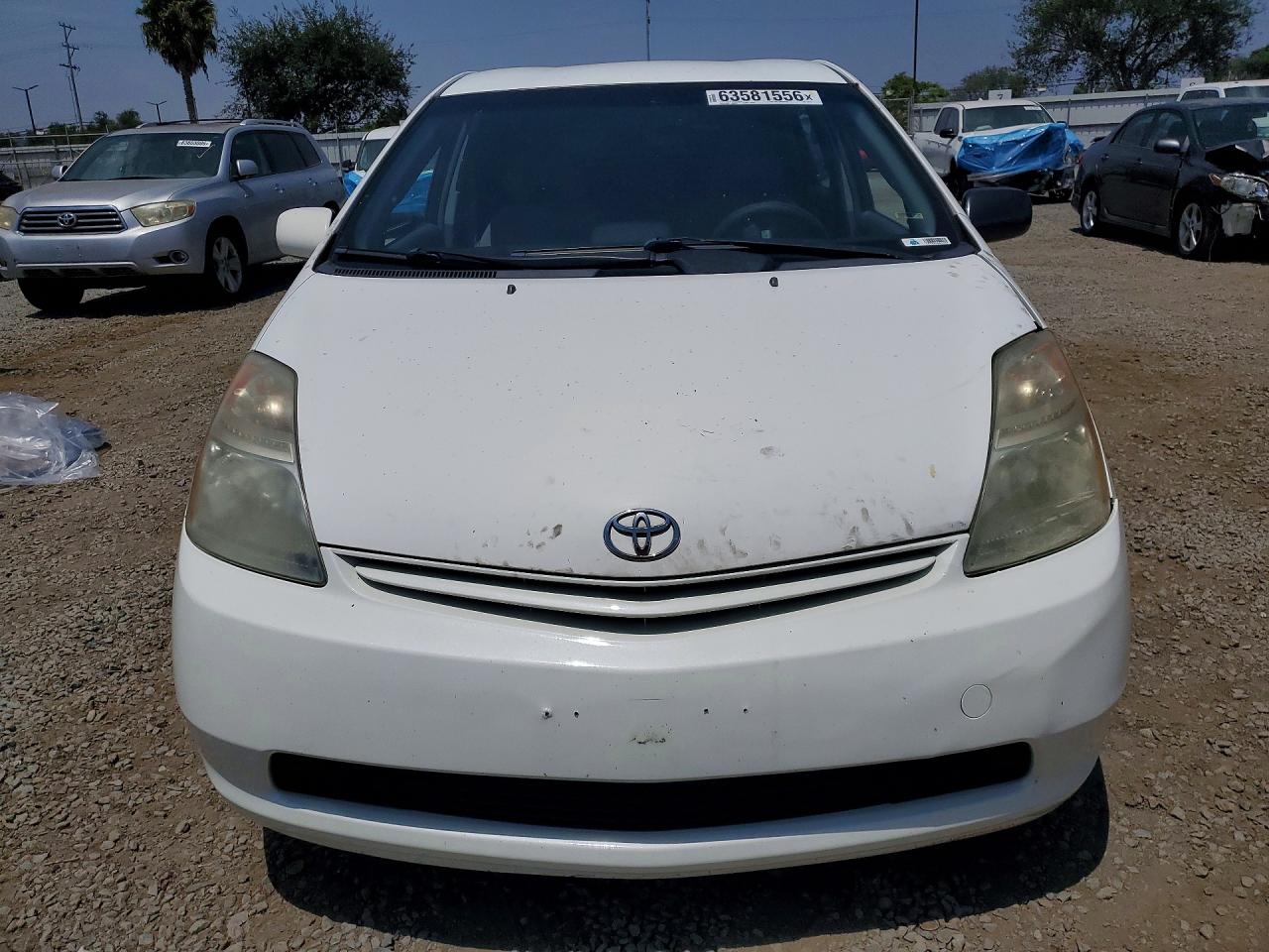 2009 Toyota Prius Base White vin: JTDKB20U897819716