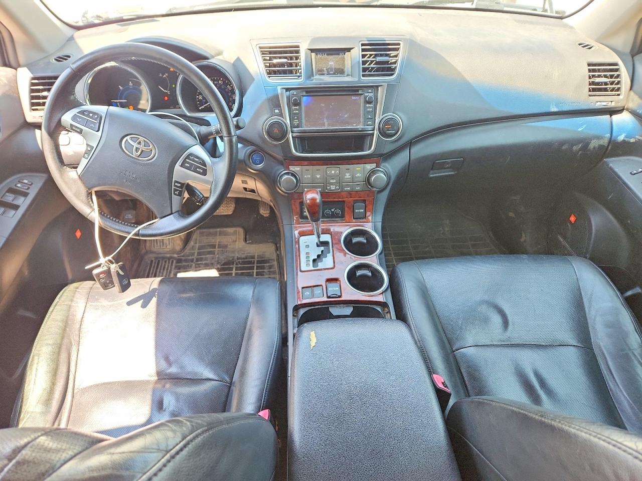2013 Toyota Highlander Hybrid Limited Silver vin: JTEDC3EH5D2012238