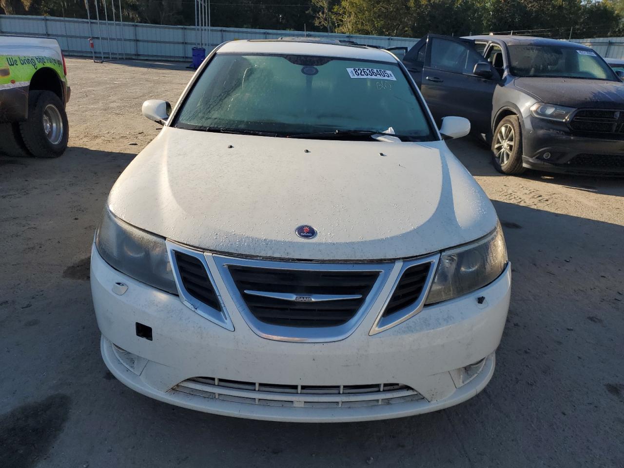 2009 Saab 9-3 2.0t White vin: YS3FB49Y391004063
