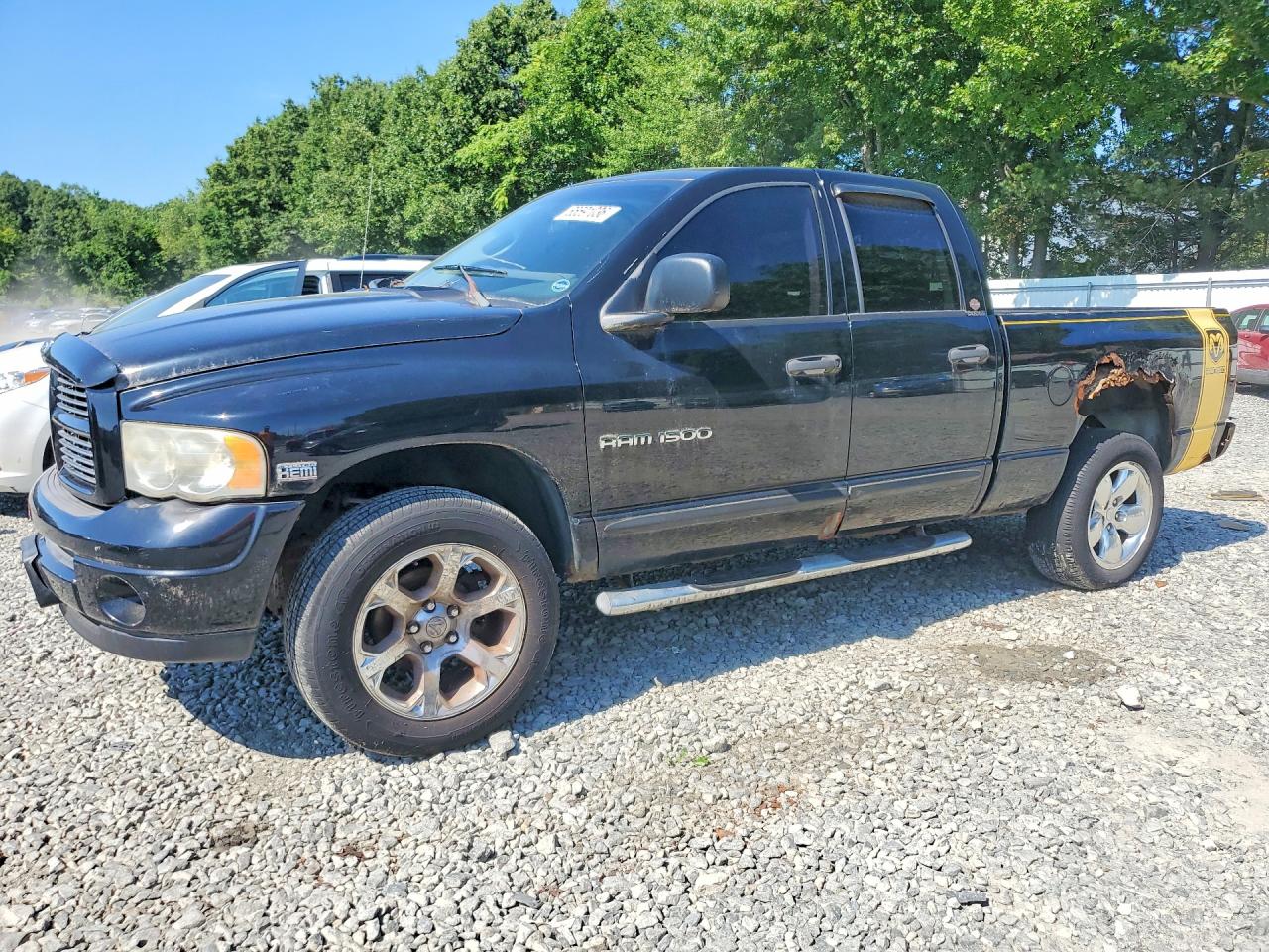 2004 Dodge Ram 1500 St Black vin: 1D7HU18D24S583076