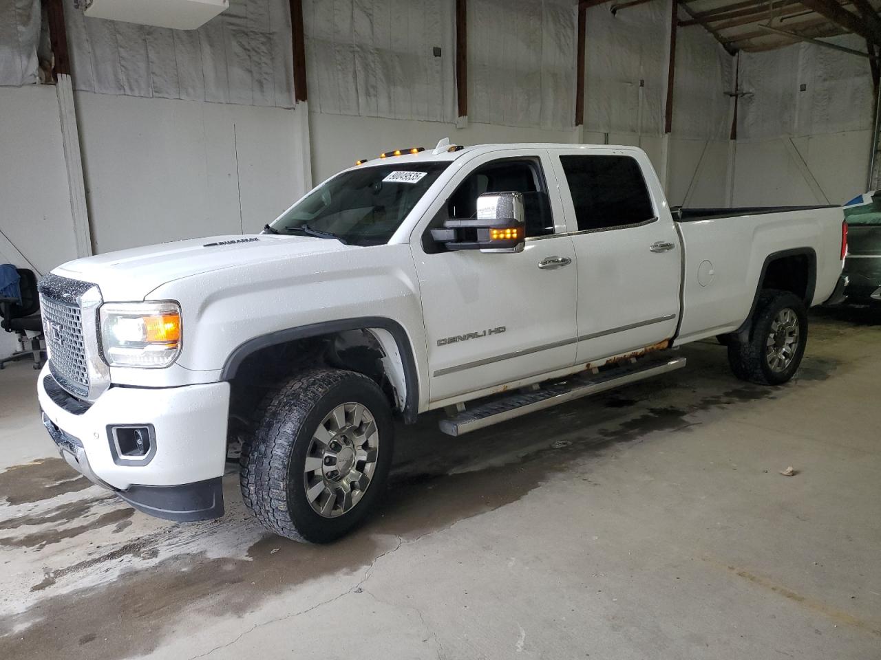 2015 Gmc Sierra K3500 Denali White vin: 1GT424E88FF638262