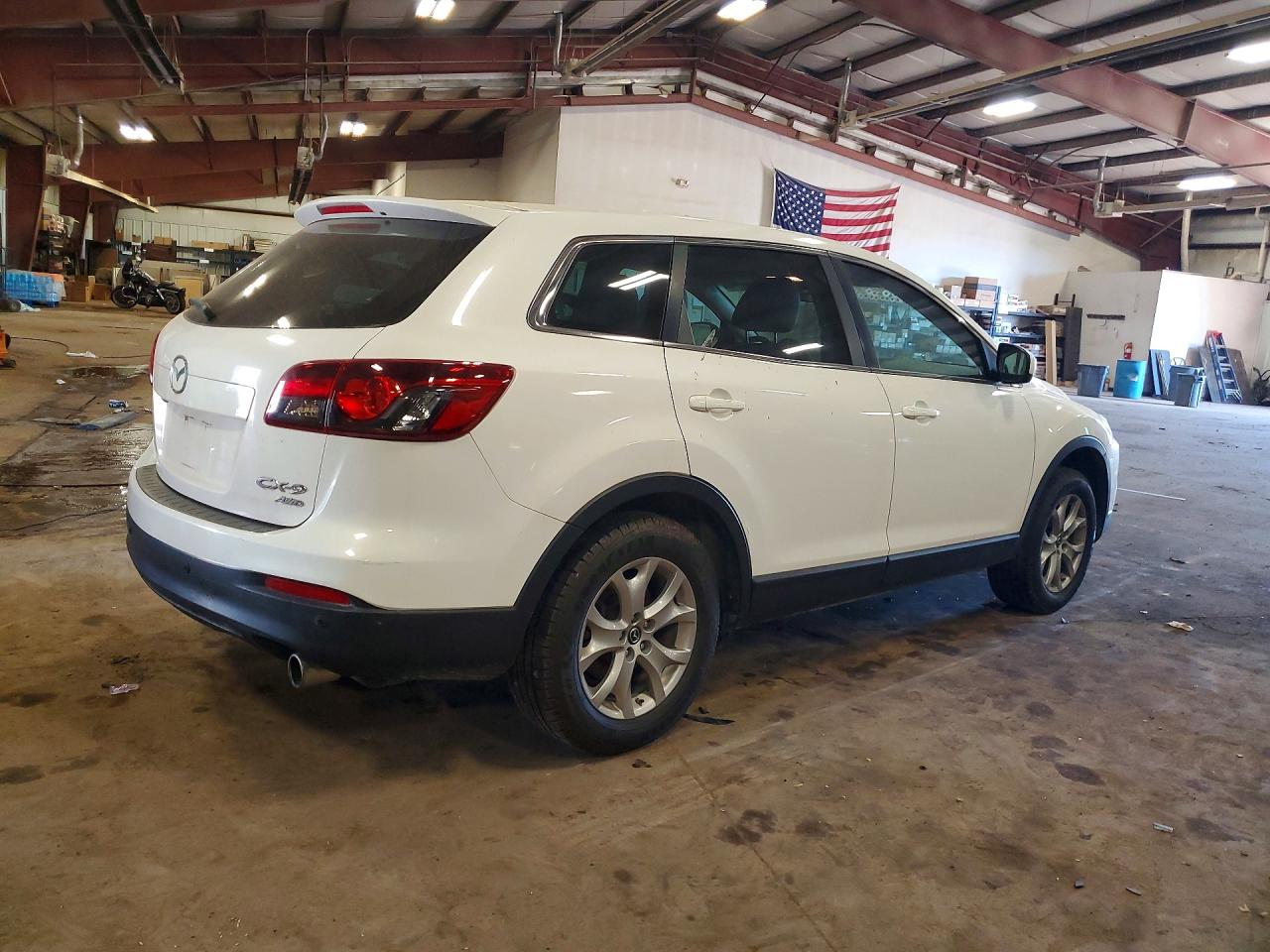 2015 Mazda Cx-9 Touring White vin: JM3TB3CA8F0451433