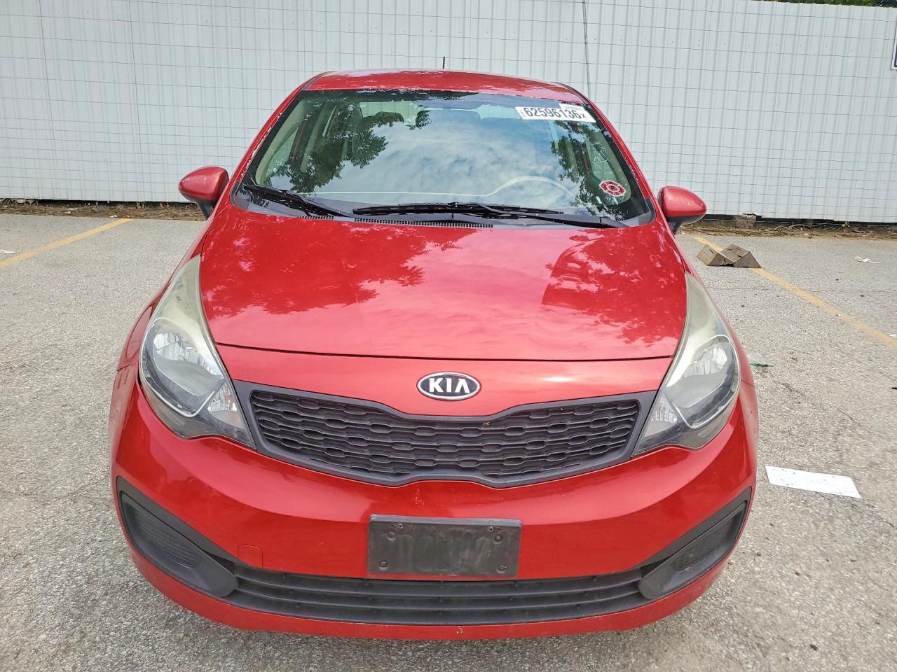 2012 Kia Rio Lx Красный vin: KNADM4A3XC6056127