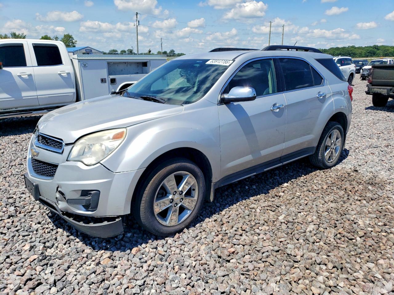 2015 Chevrolet Equinox Lt Silver vin: 2GNALBEK5F6394037