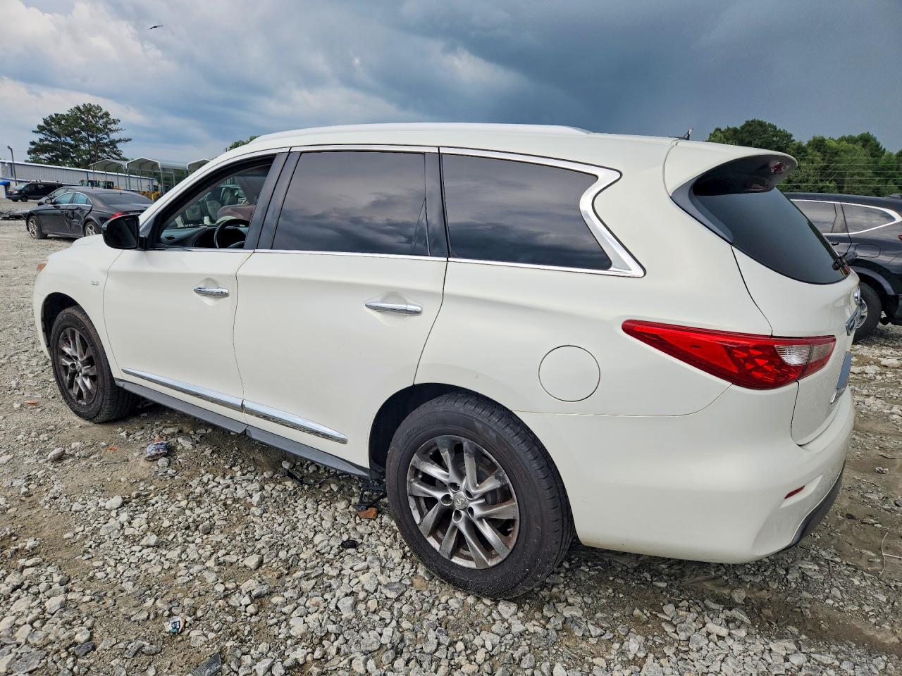 2014 Infiniti Qx60 Base White vin: 5N1AL0MM8EC508839