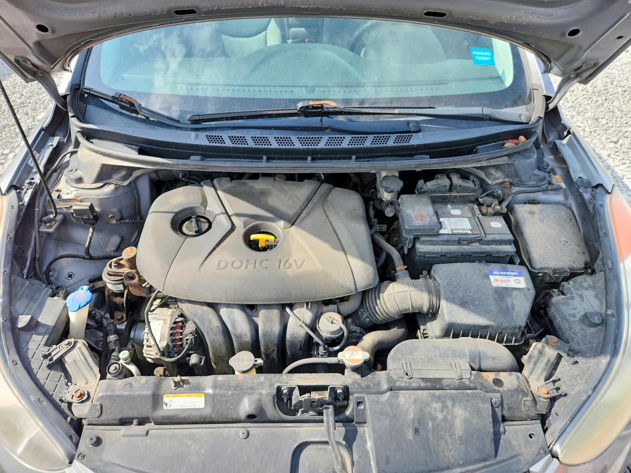2011 Hyundai Elantra Gls Silver vin: KMHDH4AEXBU139605