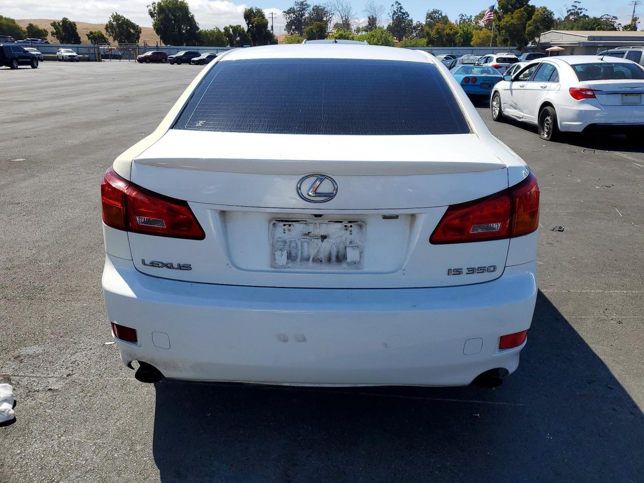2006 Lexus Is 350 White vin: JTHBE262265004656