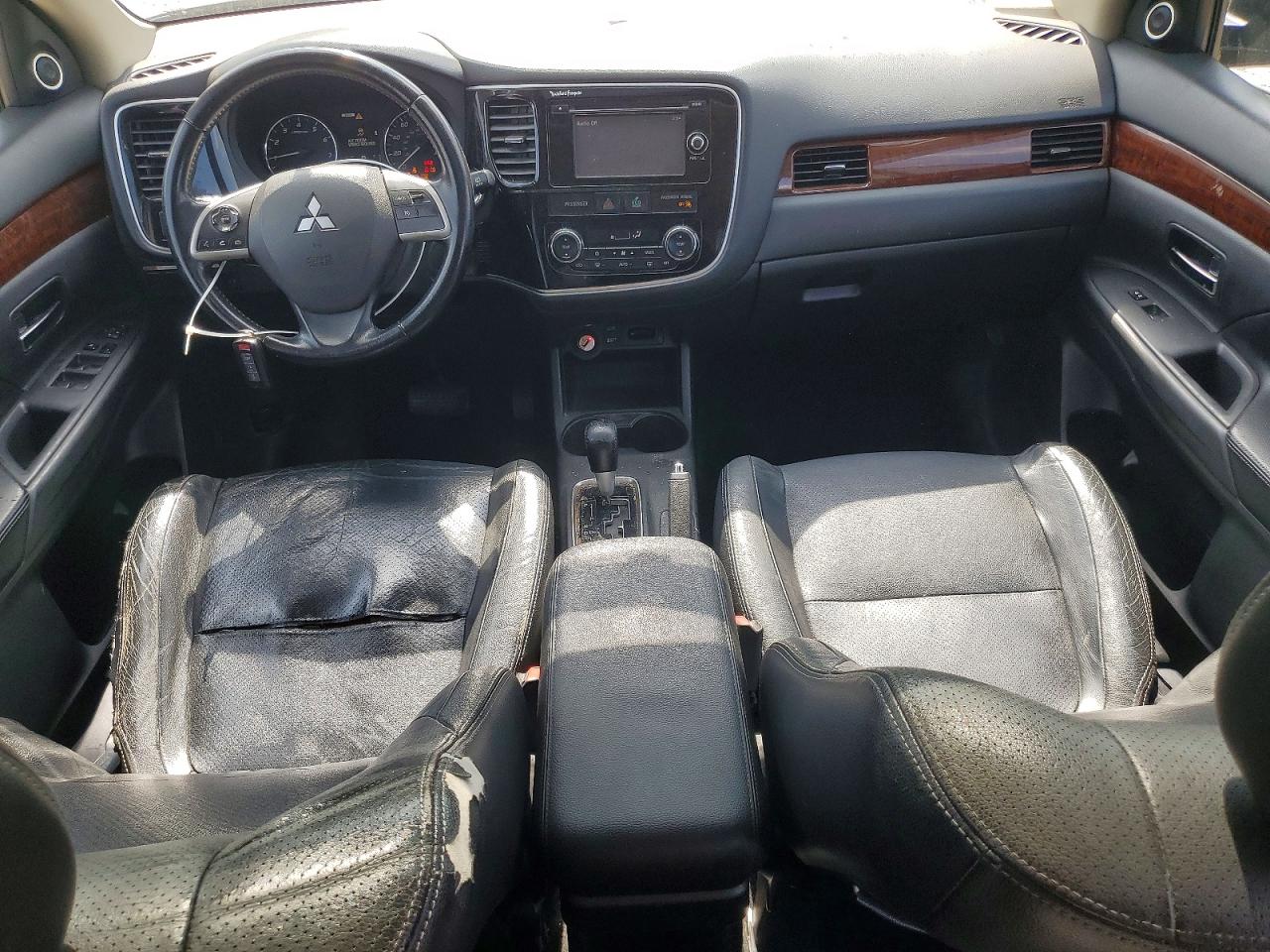 2014 Mitsubishi Outlander Se Синий vin: JA4AZ3A32EZ013785