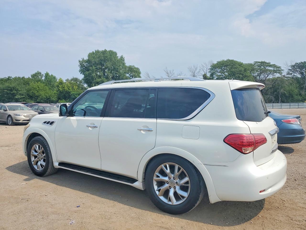 2012 Infiniti Qx56 Base Белый vin: JN8AZ2NE2C9022130