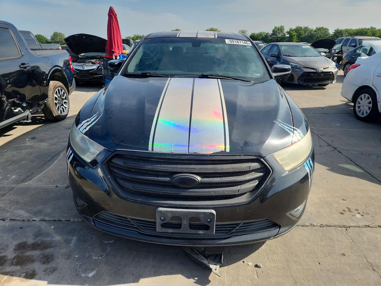 2014 Ford Taurus Sel Black vin: 1FAHP2E86EG137411