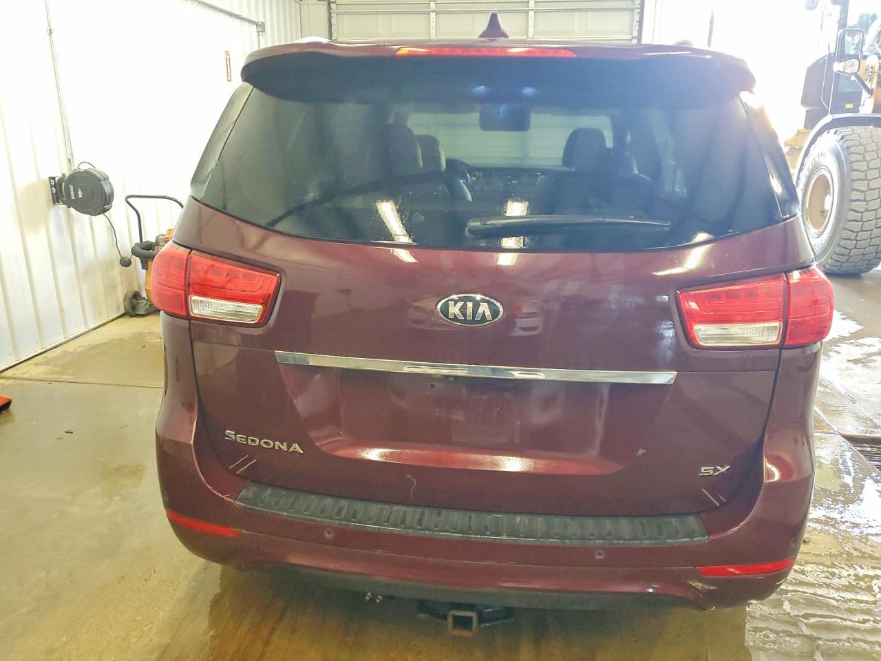 2015 Kia Sedona Sx Темно-бордовый vin: KNDMC5C14F6019523