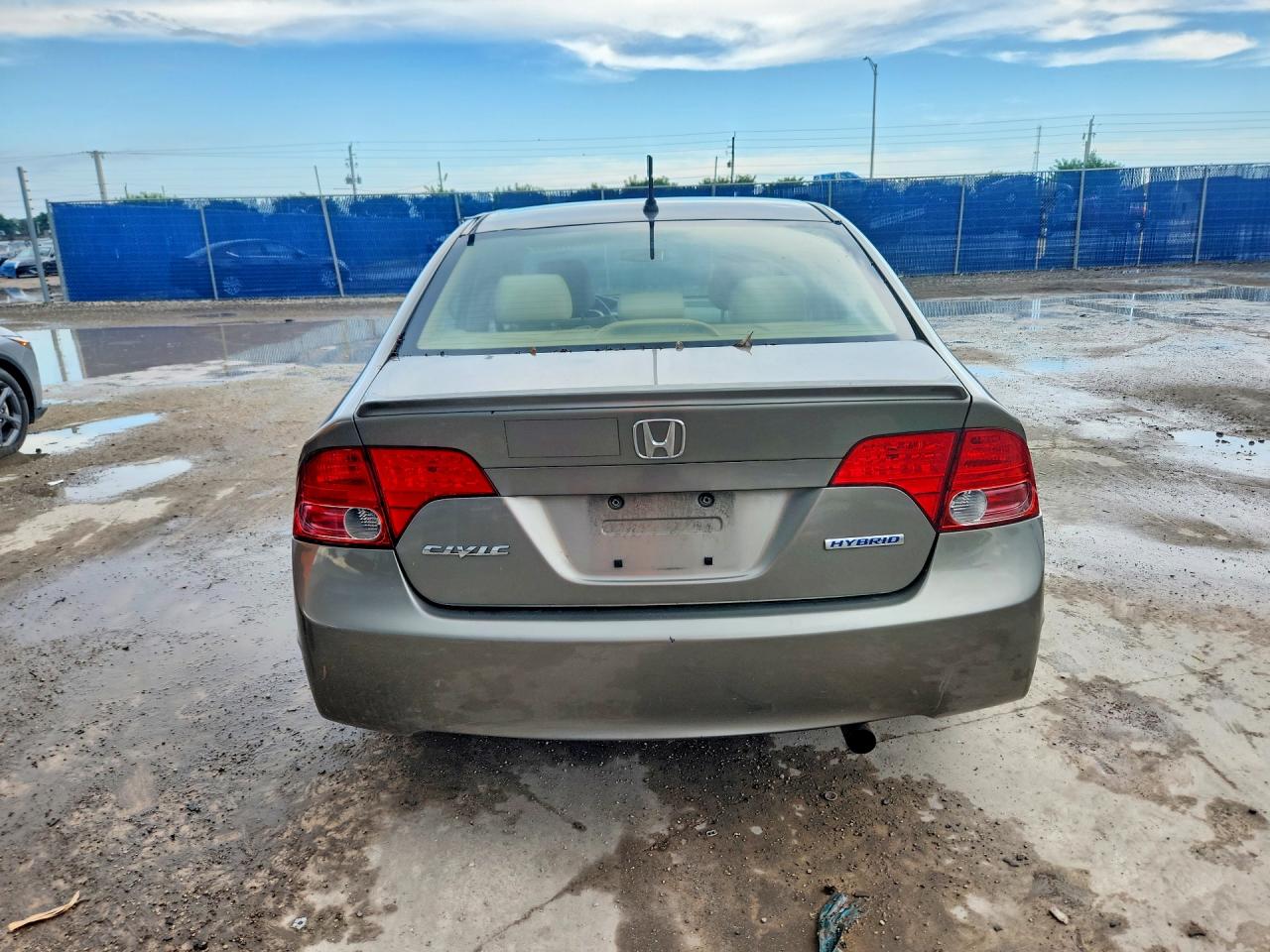 2008 Honda Civic Hybrid Tan vin: JHMFA36208S025254