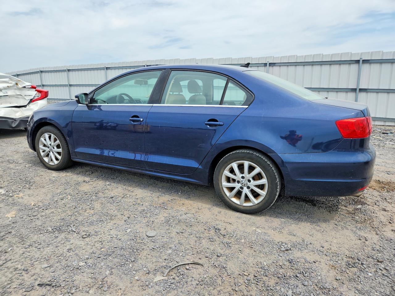 2014 Volkswagen Jetta Se Синий vin: 3VWD17AJ8EM444145