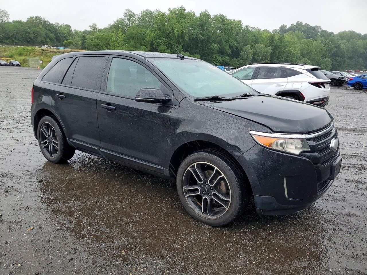 2014 Ford Edge Sel Black vin: 2FMDK4JC0EBA22433