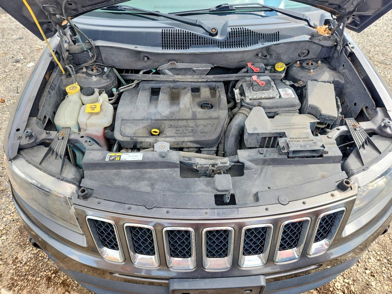 2015 Jeep Compass Sport Gray vin: 1C4NJCBB5FD302842