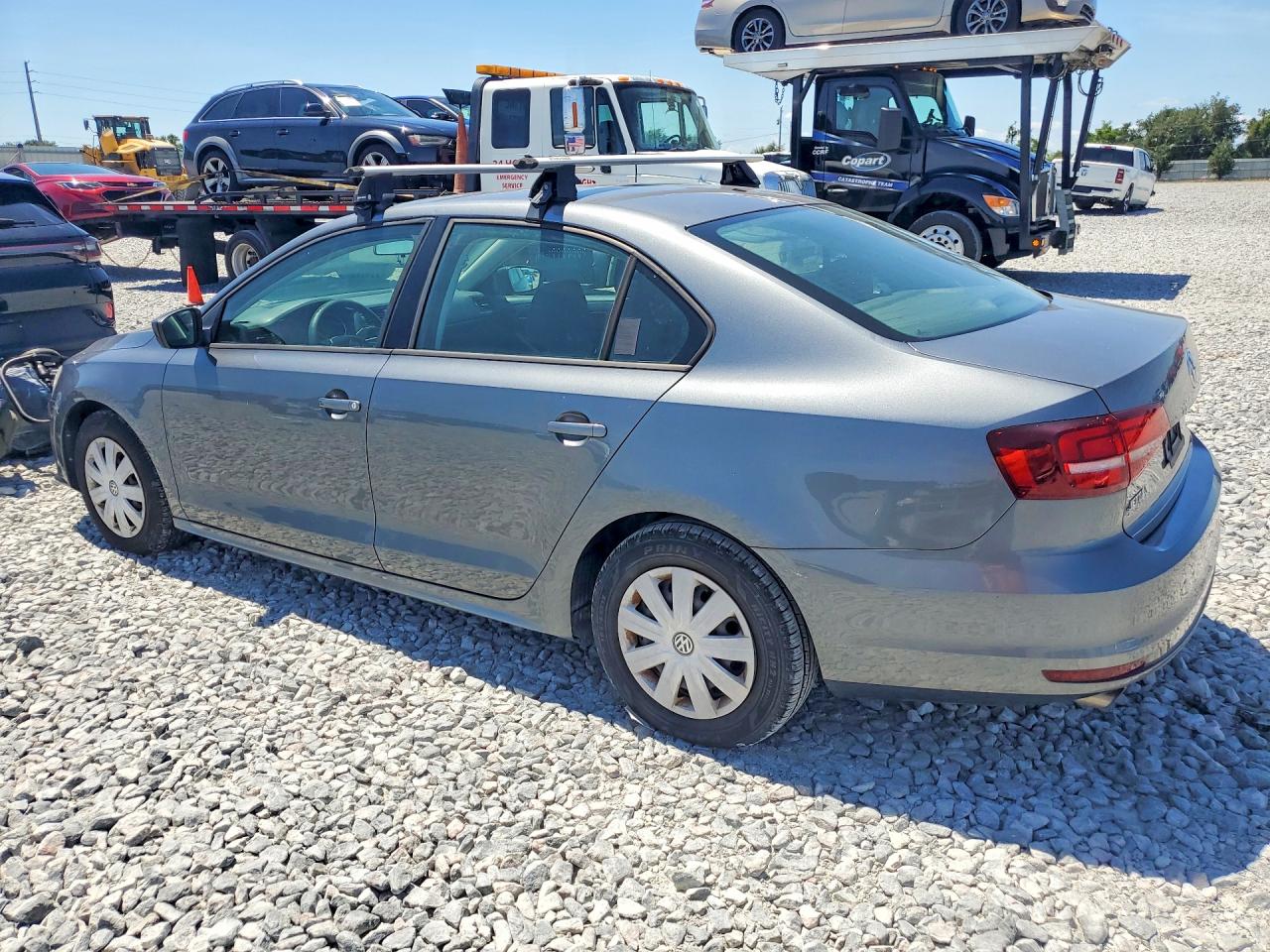 2016 Volkswagen Jetta S Серый vin: 3VW267AJ4GM219975