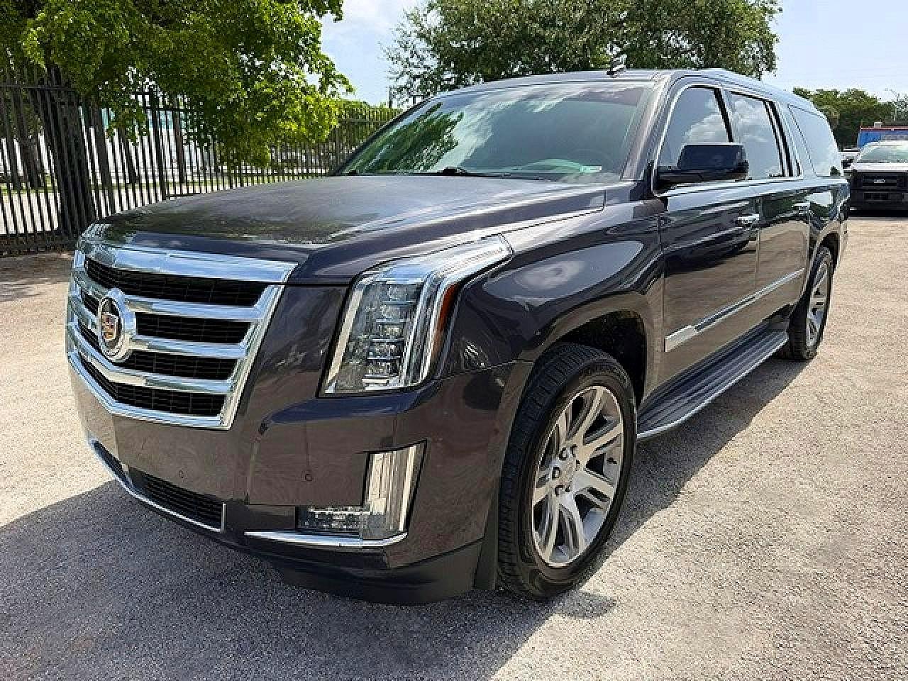 2015 Cadillac Escalade Esv Luxury Серый vin: 1GYS4HKJXFR170768