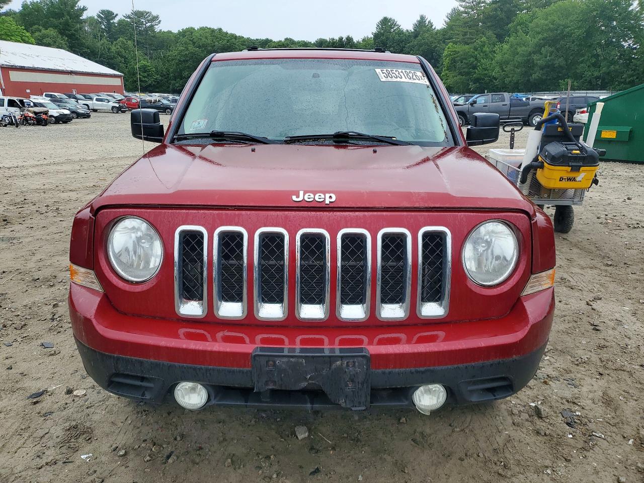 2012 Jeep Patriot Latitude Red vin: 1C4NJRFB4CD683625