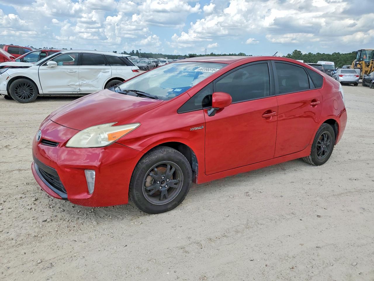 2013 Toyota Prius Two Red vin: JTDKN3DU4D0338032
