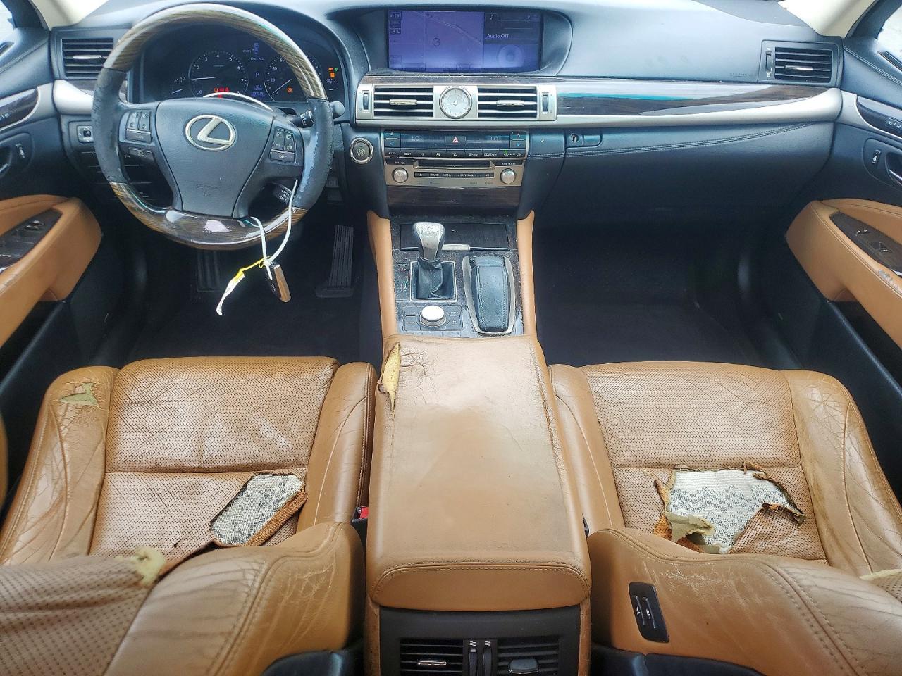 2013 Lexus Ls 460 Black vin: JTHBL5EF9D5115052