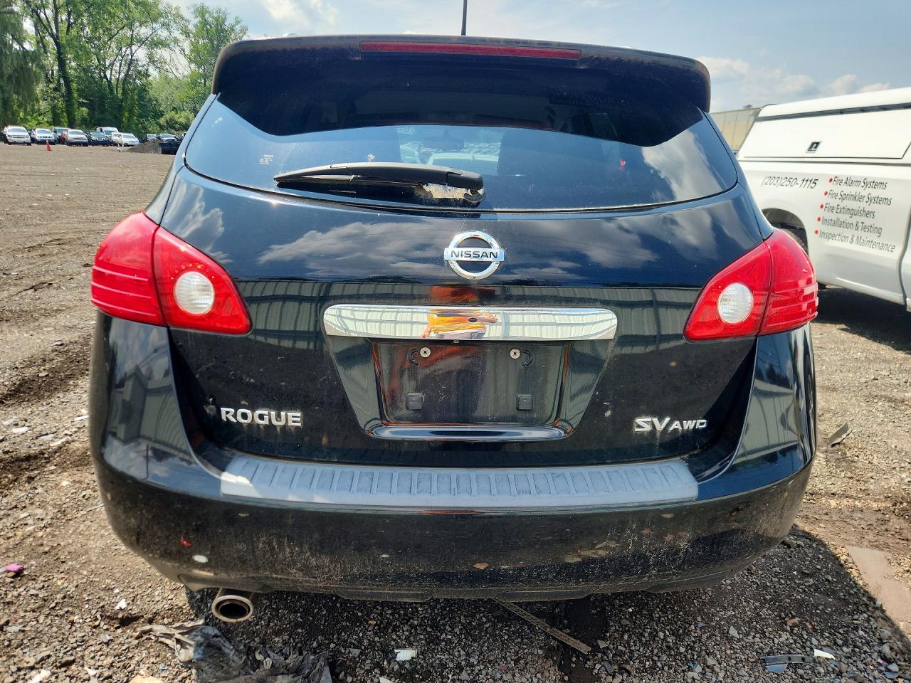2011 Nissan Rogue S Черный vin: JN8AS5MV1BW668735