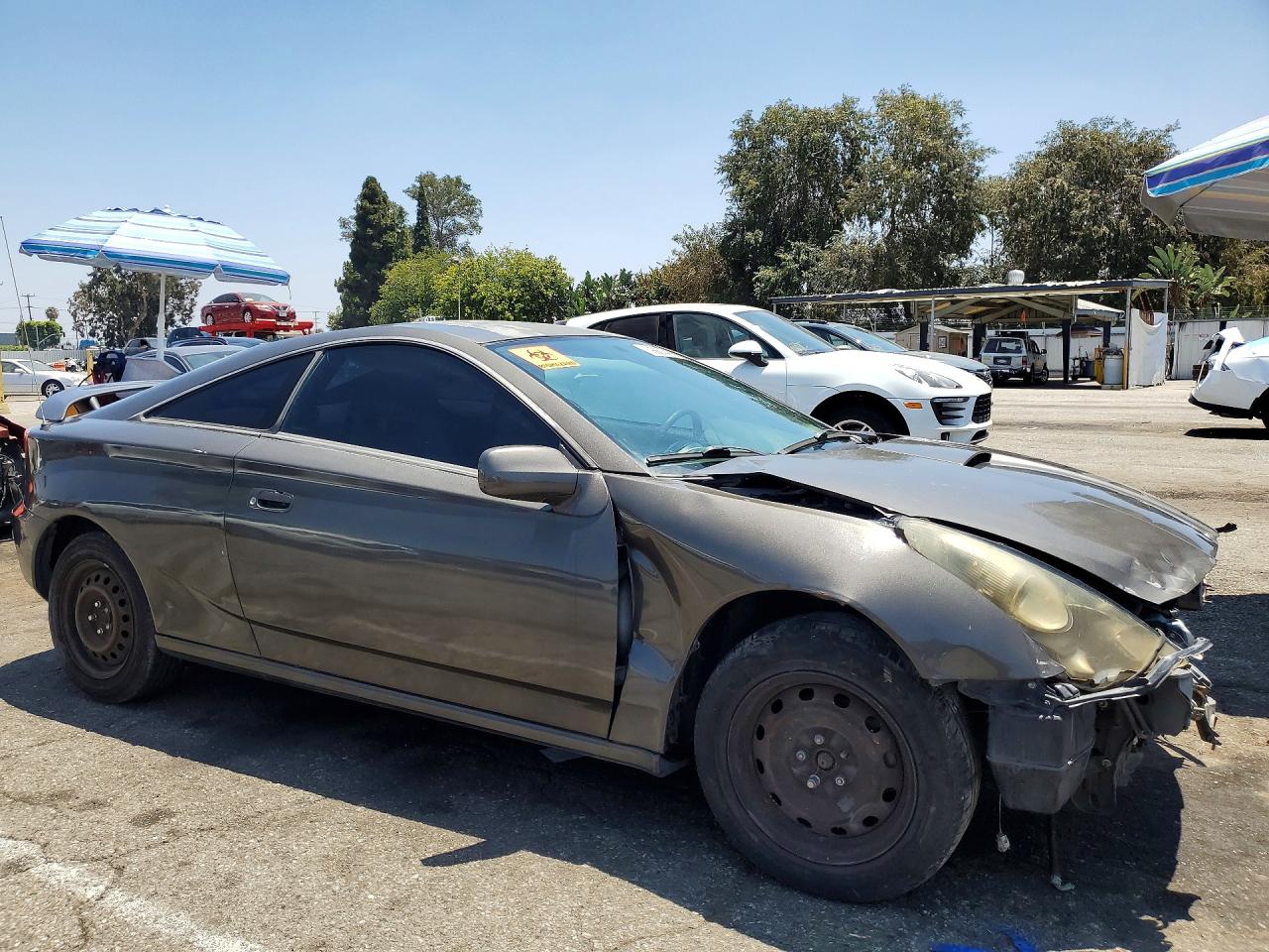 2004 Toyota Celica Gt Gray vin: JTDDR32T640168618