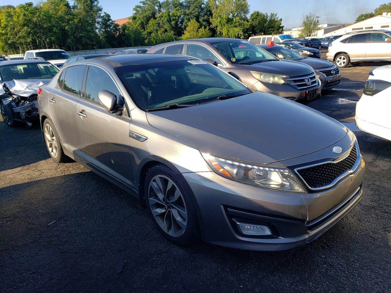 2014 Kia Optima Sx Gray vin: 5XXGR4A60EG305406